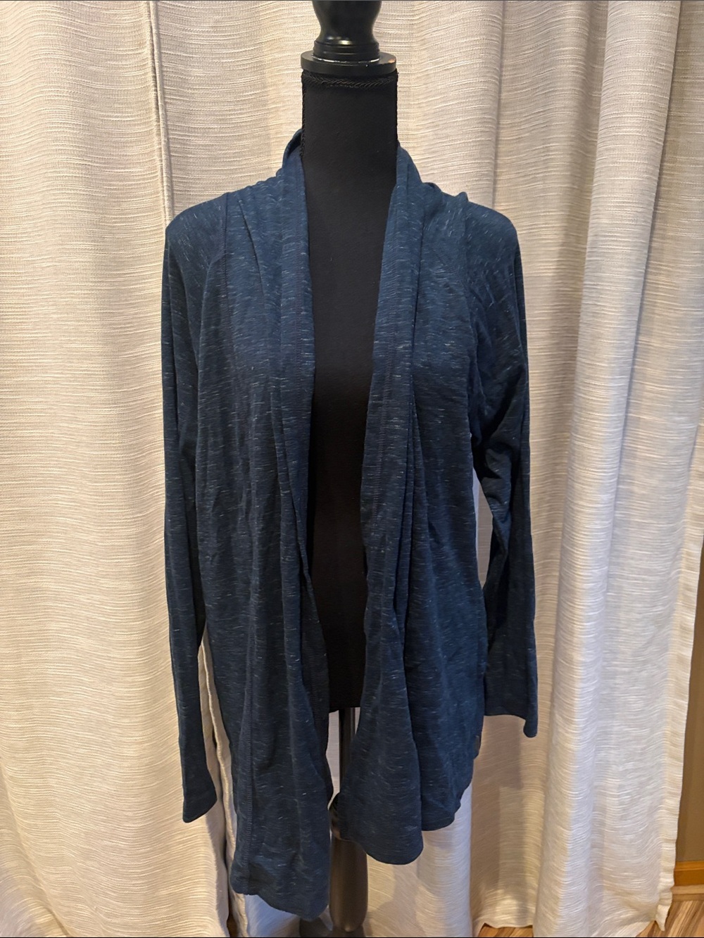 Eddie Bauer Lightweight Open-Front Cardigan Sweater - Navy